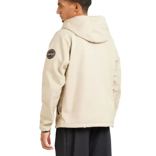 Napapijri - Wildhorn Ανδρικό Αδιάβροχο Χειμωνιάτικο Μπουφάν NP0A4I22-N1I Μπεζ NP0A4I22-N1I