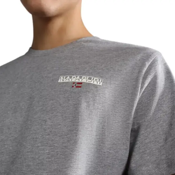 Napapijri - Ανδρικό T-shirt NP0A4GWI-160 Γκρι NP0A4GWI-160
