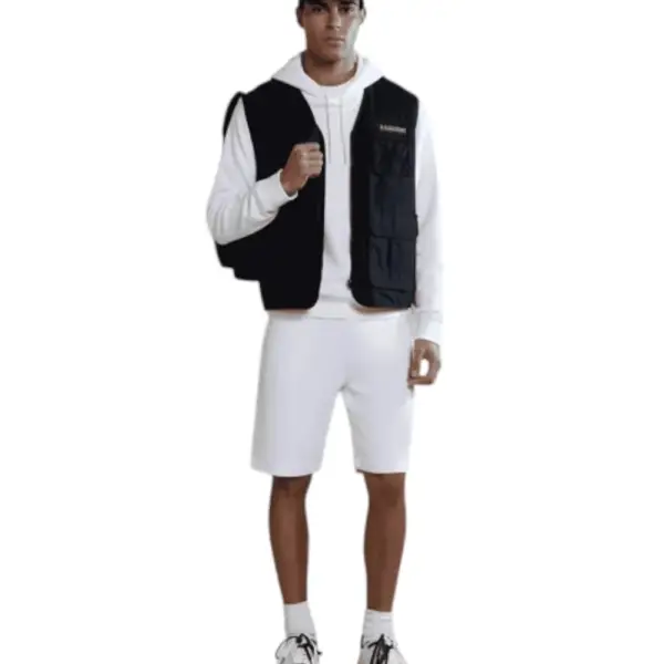 Napapijri - Ανδρικό Φούτερ Balis NP0A4H8A-002 Λευκό NP0A4H8A-002