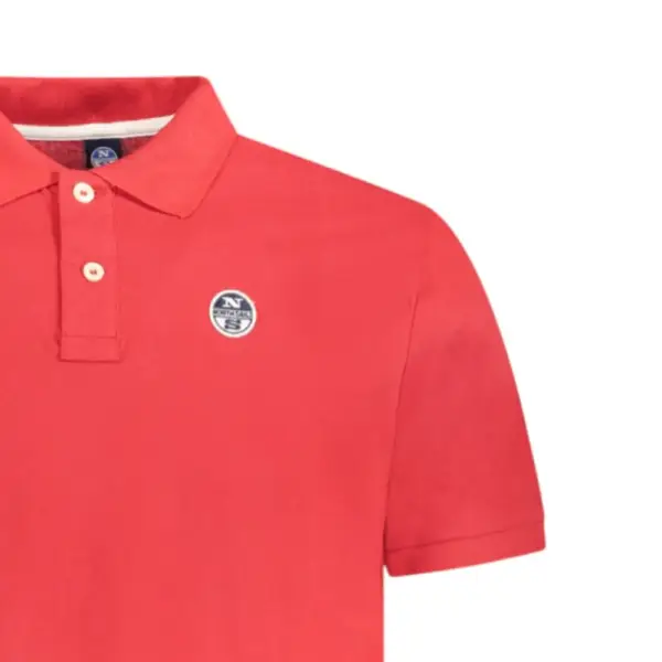 North Sails - Ανδρικό Κοντομάνικο Polo T-Shirt 995011-000-0230 Κόκκινο 995011-000-0230