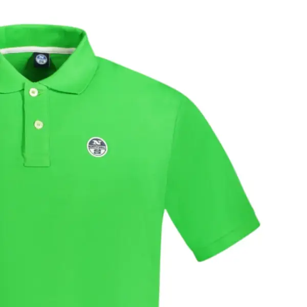 North Sails - Ανδρικό Κοντομάνικο Polo T-Shirt 995011-000-0432 Πράσινο Ανοιχτό 995011-000-0432