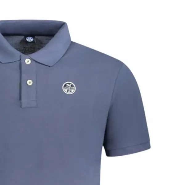 North Sails - Ανδρικό Κοντομάνικο Polo T-Shirt 995011-000-0772 Μπλε Σκούρο 995011-000-0772