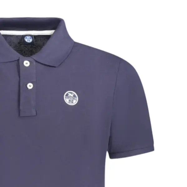 North Sails - Ανδρικό Κοντομάνικο Polo T-Shirt 995011-000-0802 Μπλε Σκούρο 995011-000-0802