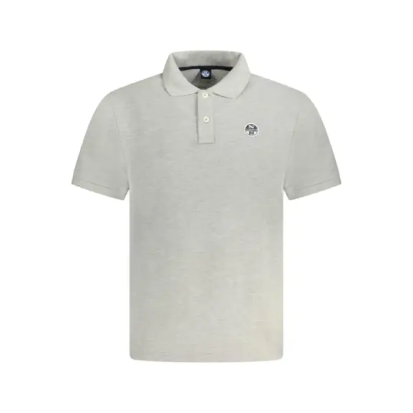North Sails - Ανδρικό Κοντομάνικο Polo T-Shirt 995011-000-0926 Γκρι