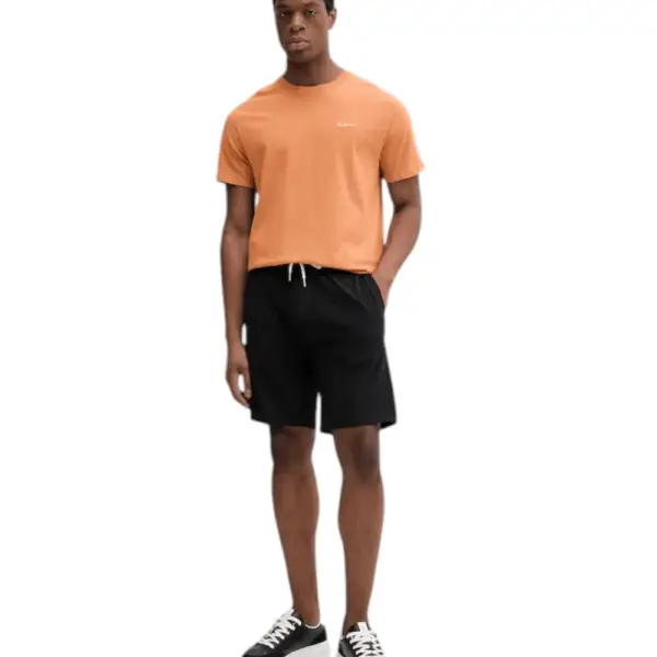 Pepe Jeans - Ανδρικό T-shirt Contrast Connor Regular Fit PM509933-166 Πορτοκαλί PM509933-166