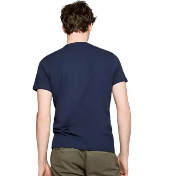 Pepe Jeans - Ανδρικό T-shirt Original Stretch PM508210-595 Μπλε Σκούρο PM508210-595