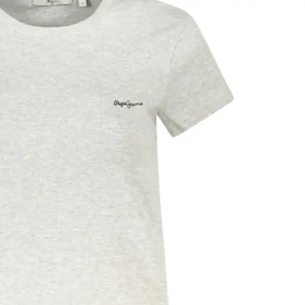 Pepe Jeans - Γυναικείο T-shirt Merida Rib PL506037-933 Γκρι PL506037-933