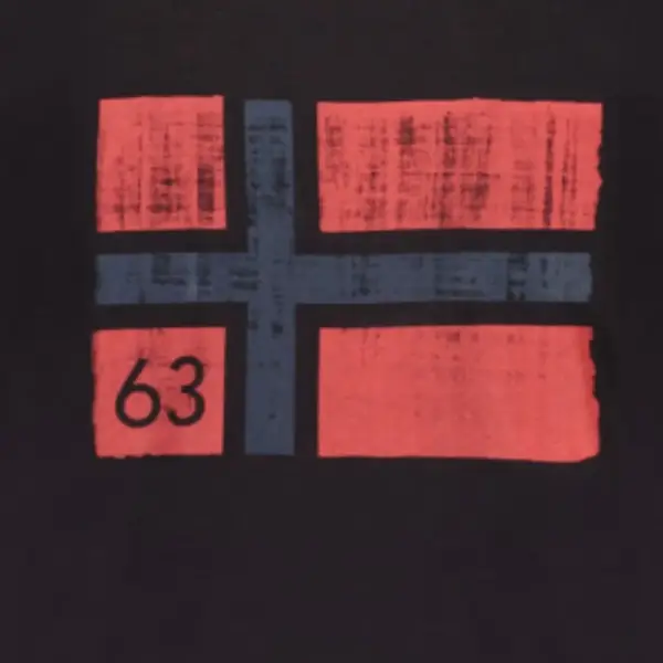 Scuola Nautica Italiana - Ανδρικό T-shirt Κοντομάνικο 846019-BLACK Μαύρο 846019-BLACK