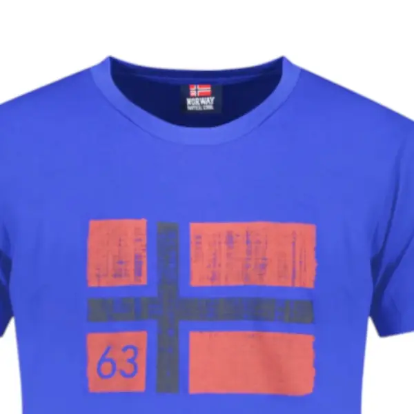 Scuola Nautica Italiana - Ανδρικό T-shirt Κοντομάνικο 846019-BLUETT Μπλε 846019-BLUETT