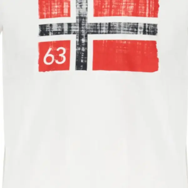 Scuola Nautica Italiana - Ανδρικό T-shirt Κοντομάνικο 846019-WHITE Λευκό 846019-WHITE