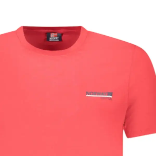 Scuola Nautica Italiana - Ανδρικό T-shirt Κοντομάνικο 856030-BITTER Κόκκινο 856030-BITTER