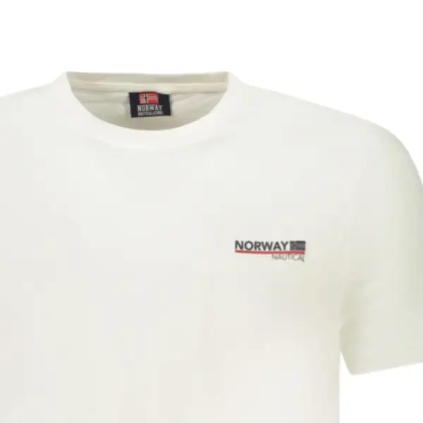 Scuola Nautica Italiana - Ανδρικό T-shirt Κοντομάνικο 856030-WHITE Λευκό 856030-WHITE
