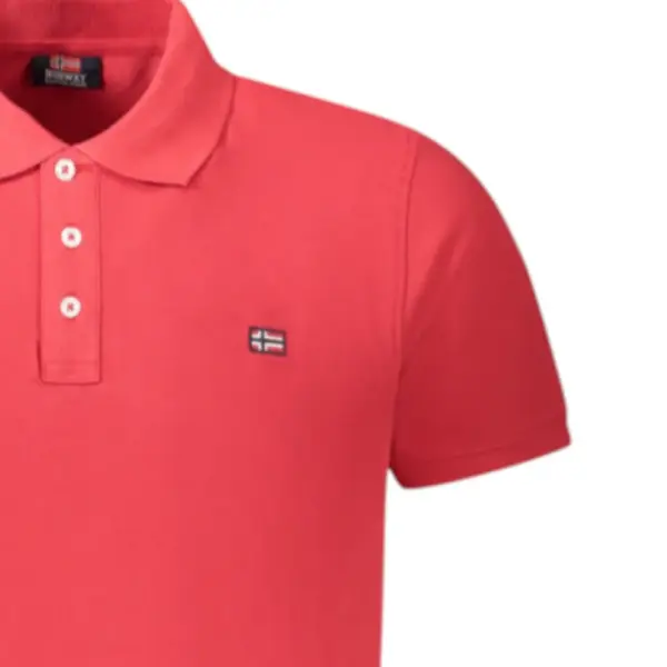 Scuola Nautica Italiana - Ανδρικό T-shirt Κοντομάνικο Polo 838861-BITTER Κόκκινο 838861-BITTER