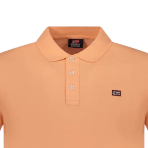 Scuola Nautica Italiana - Ανδρικό T-shirt Κοντομάνικο Polo 838861-PEACH Πορτοκαλί 838861-PEACH