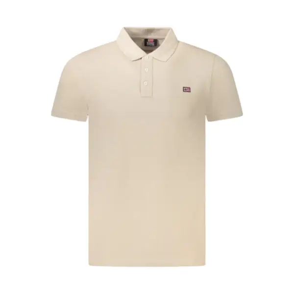 Scuola Nautica Italiana - Ανδρικό T-shirt Κοντομάνικο Polo 838861-ROPE Μπεζ