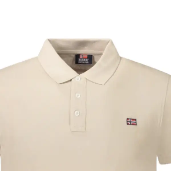 Scuola Nautica Italiana - Ανδρικό T-shirt Κοντομάνικο Polo 838861-ROPE Μπεζ 838861-ROPE