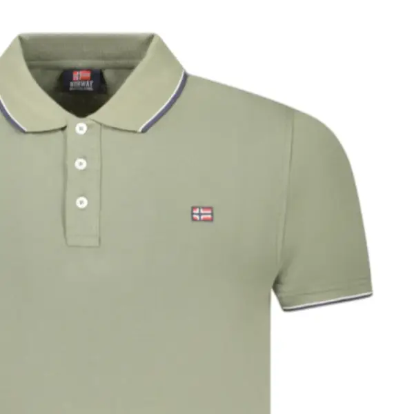 Scuola Nautica Italiana - Ανδρικό T-shirt Κοντομάνικο Polo 838862-ARMY Πράσινο 838862-ARMY