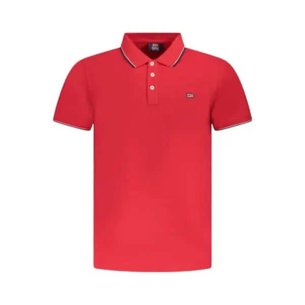 Scuola Nautica Italiana - Ανδρικό T-shirt Κοντομάνικο Polo 838862-BITTER Κόκκινο