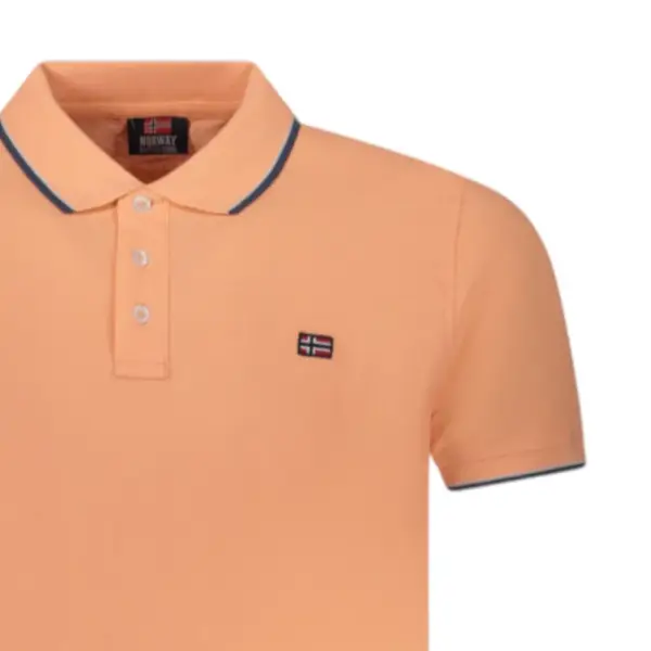 Scuola Nautica Italiana - Ανδρικό T-shirt Κοντομάνικο Polo 838862-PEACH Πορτοκαλί 838862-PEACH