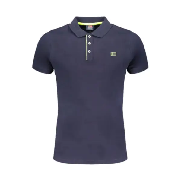 Scuola Nautica Italiana - Ανδρικό T-shirt Κοντομάνικο Polo 848863-BLU Μπλε Σκούρο