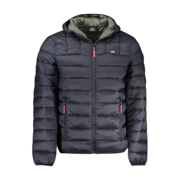 Scuola Nautica Italiana - Ανδρικό Χειμωνιάτικο Μπουφάν Puffer 849150-BLACKA Μαύρο
