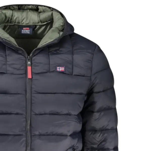 Scuola Nautica Italiana - Ανδρικό Χειμωνιάτικο Μπουφάν Puffer 849150-BLACKA Μαύρο 849150-BLACKA