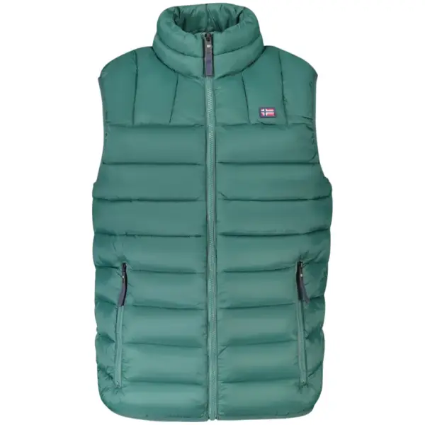 Scuola Nautica Italiana - Ανδρικό Αμάνικο Μπουφάν Puffer 849148-ALPINE Πράσινο