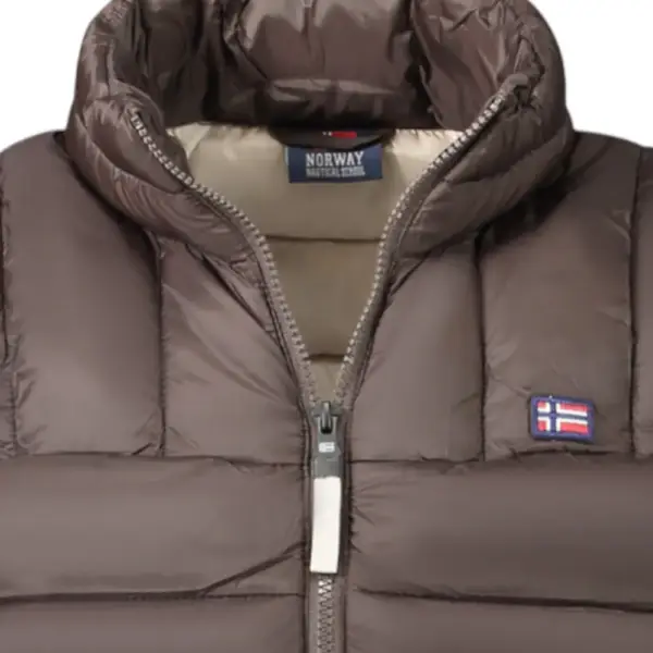Scuola Nautica Italiana - Ανδρικό Αμάνικο Μπουφάν Puffer 849148-BROWN Καφέ 849148-BROWN