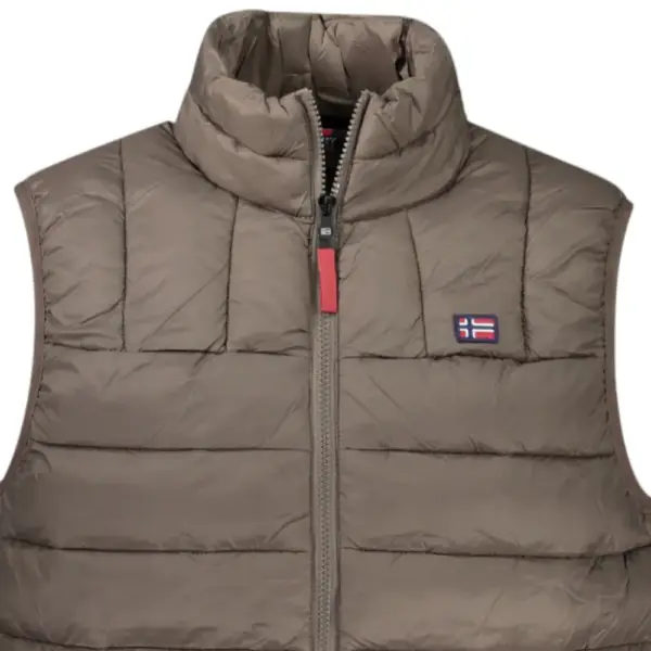 Scuola Nautica Italiana - Ανδρικό Αμάνικο Μπουφάν Puffer 849148-FALCON Καφέ 849148-FALCON