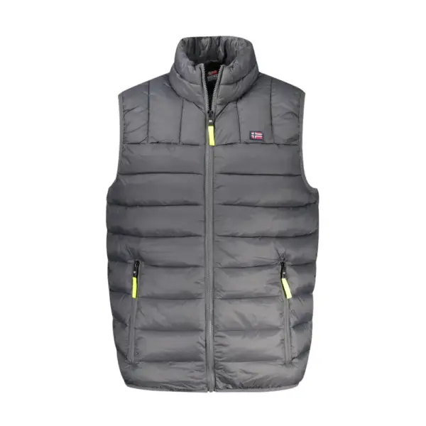 Scuola Nautica Italiana - Ανδρικό Αμάνικο Μπουφάν Puffer 849148-REVENT Γκρι