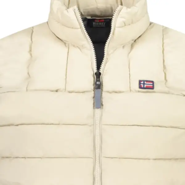 Scuola Nautica Italiana - Ανδρικό Αμάνικο Μπουφάν Puffer 849148-ROPE Μπεζ 849148-ROPE