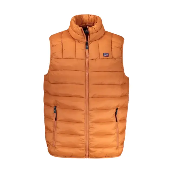 Scuola Nautica Italiana - Ανδρικό Αμάνικο Μπουφάν Puffer 849148-RUST Πορτοκαλί