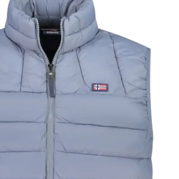 Scuola Nautica Italiana - Ανδρικό Αμάνικο Μπουφάν Puffer 849148-TYPHOO Γκρι 849148-TYPHOO