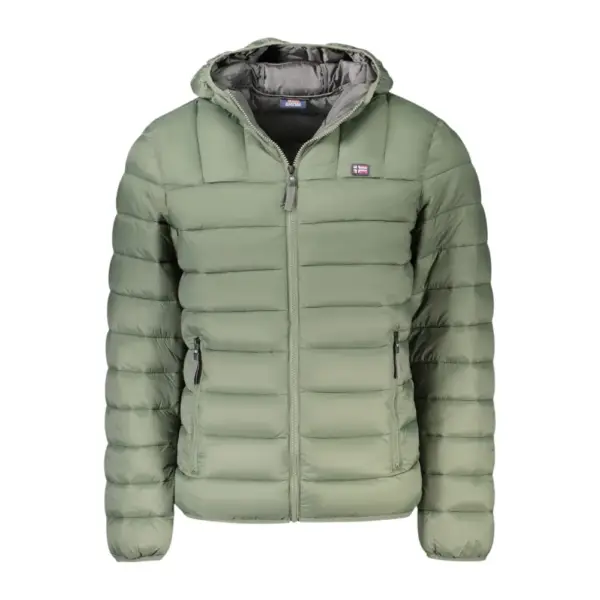 Scuola Nautica Italiana - Ανδρικό Χειμωνιάτικο Μπουφάν Puffer 849150-ARMREV Χακί