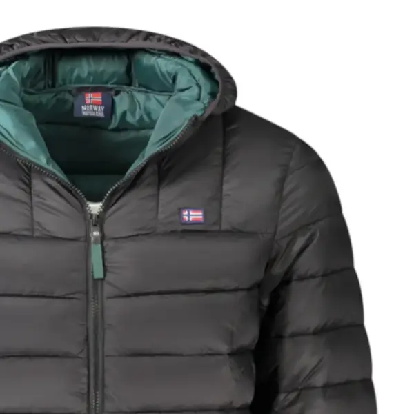 Scuola Nautica Italiana - Ανδρικό Χειμωνιάτικο Μπουφάν Puffer 849150-BLALPI Μαύρο 849150-BLALPI