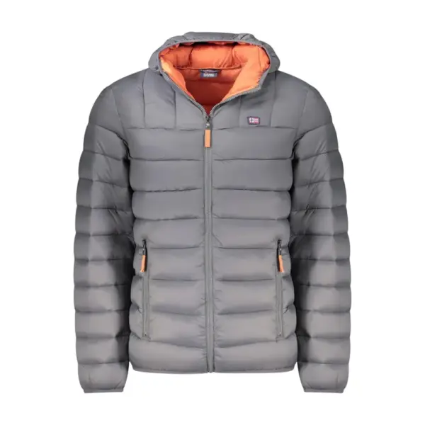 Scuola Nautica Italiana - Ανδρικό Χειμωνιάτικο Μπουφάν Puffer 849150-REVRAS Γκρι