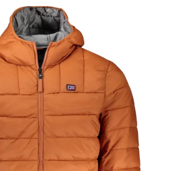 Scuola Nautica Italiana - Ανδρικό Χειμωνιάτικο Μπουφάν Puffer 849150-RUST Πορτοκαλί 849150-RUST
