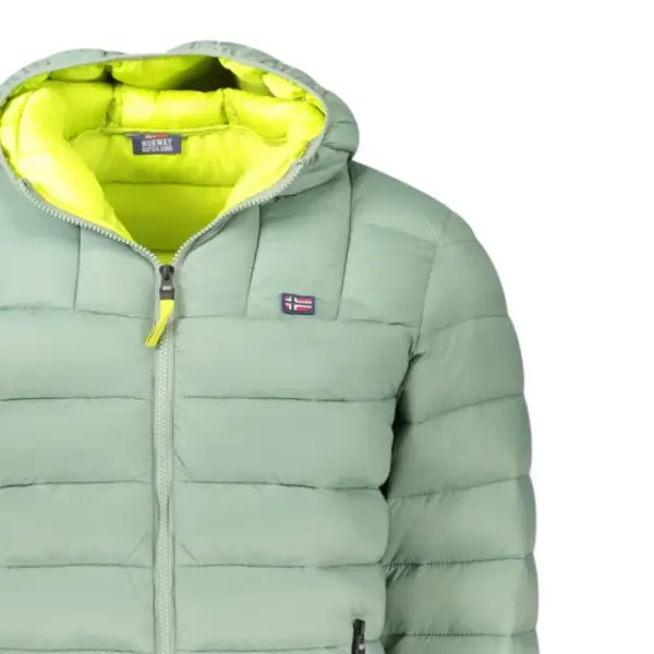 Scuola Nautica Italiana - Ανδρικό Χειμωνιάτικο Μπουφάν Puffer 849150-SNIPER Πράσινο Ανοιχτό 849150-SNIPER
