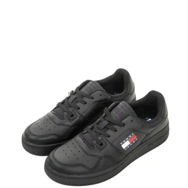 Tommy Hilfiger - Αθλητικά Tjw Retro Basket Ess Triple Black EN0EN02434-BDS Μαύρο EN0EN02434-BDS