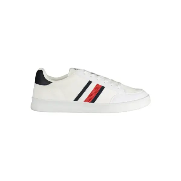 Tommy Hilfiger - Ανδρικά Sneakers Corporate Knit Rib FM0FM04038-YBR Λευκό