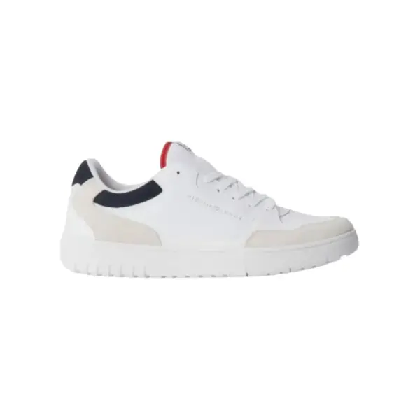 Tommy Hilfiger - Ανδρικά Sneakers TH Basket Core RWB FM0FM04730-YBS Λευκό