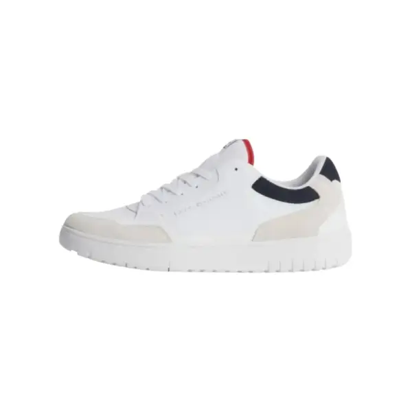 Tommy Hilfiger - Ανδρικά Sneakers TH Basket Core RWB FM0FM04730-YBS Λευκό FM0FM04730-YBS