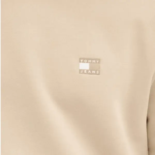 Tommy Hilfiger - Ανδρική Μπλούζα Φούτερ Reg Badge Crew Ext DM0DM20660-RVB Μπεζ DM0DM20660-RVB