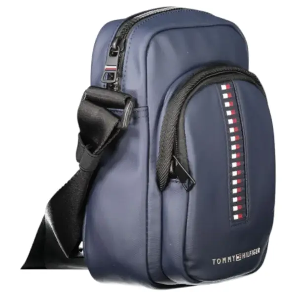Tommy Hilfiger - Ανδρική Τσάντα Ώμου / Χιαστί Th Corp Mini Reporter AM0AM12727-DW6 Μπλε Σκούρο AM0AM12727-DW6