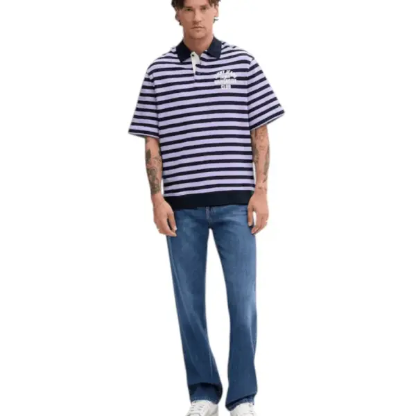 Tommy Hilfiger - Ανδρικό Jean Otis Regular Straight Fit DM0DM21021-1BK Μπλε Σκούρο DM0DM21021-1BK