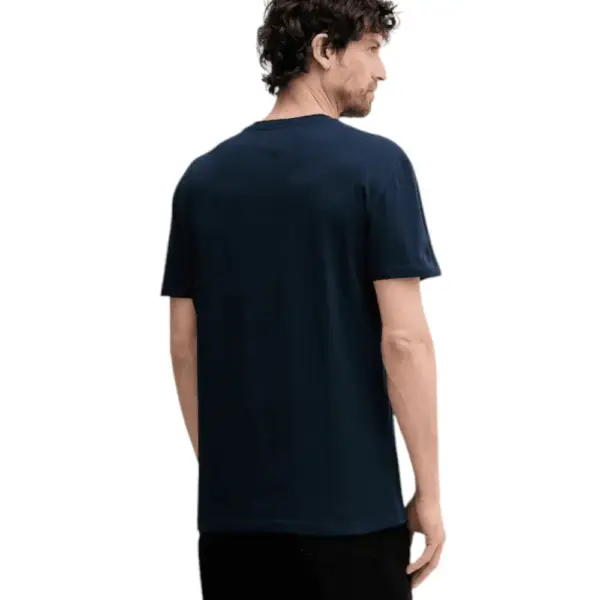 Tommy Hilfiger - Ανδρικό T-shirt Dna Flag Regular Fit DM0DM21941-C1G Μπλε Σκούρο DM0DM21941-C1G