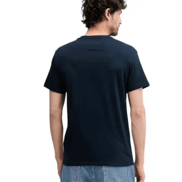 Tommy Hilfiger - Ανδρικό T-shirt Linear Chest Slim Fit DM0DM21780-C1G Μπλε Σκούρο DM0DM21780-C1G