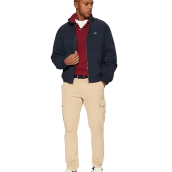 Tommy Hilfiger - Ανδρικό Μεταβατικό Μπουφάν Essential Regular Fit DM0DM20655-C1G Μπλε Σκούρο