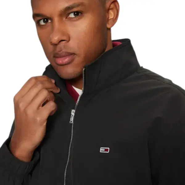 Tommy Hilfiger - Ανδρικό Μεταβατικό Μπουφάν Essential Regular Fit DM0DM20655-BDS Μαύρο DM0DM20655-BDS