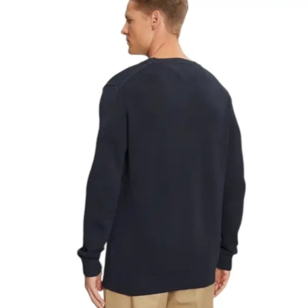 Tommy Hilfiger - Ανδρικό Πουλόβερ Essential Slim Fit DM0DM18370-C1G Μπλε Σκούρο DM0DM18370-C1G